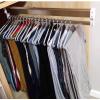 Closet Rod for Hanging Clothes, Bedroom - Wardrobe Pull-Out Trousers Rack, With 2 Sliding Rails Adjustable Extendable Clothes Rail, 201 Steel Finish Sliding Closet Rod, 30-80cm Wardrobe Rail ( Size : view 1