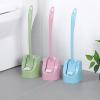 LDIQLAON Toilet Brush Set, No Dead Ends, Draining, Cleaning, Decontamination, Toilet Washing, Toilet Soft Bristles, Two-Piece Toilet Brushes view 3