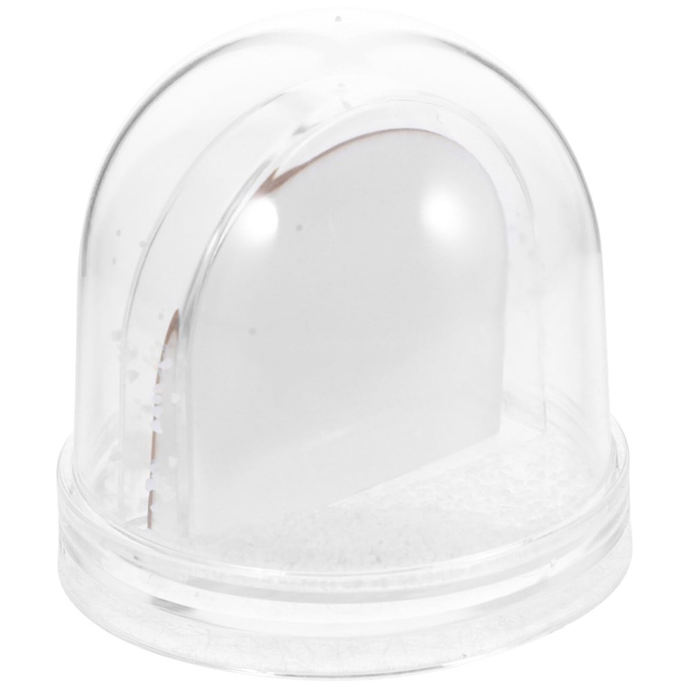 MAGICLULU 1pc Miniature Sublimation Photo Snow Globe Frame Kit for Crafting and Personalization for and Home Decor