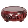 AIDNZYGDH Wooden Vase Base Oriental Furniture Display Stand Wooden Round Shape Rosewood Wood Display Base Holder for Small Little Things Statues Wooden Vase Stand (Size : S) view 1
