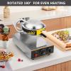 Electric Waffle Baker, Dessert Waffle Iron, Non-Stick Waffle Maker, With Temperature Control Knob And Timing Button, Adjustable Temperature In 50-200, Time Adjustable 0-5min,Double-head view 4