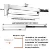 Closet Rod for Hanging Clothes, Bedroom - Heavy Duty Extendable Pull Out Closet Rod, Wardrobe Pull Out Clothes Hanger Rail, Extendable Closet Rod Pull Out Clothes Hanger Rail ( Size : 600MM/23.6INCH ) view 2