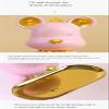 Gold Coin cat, Tree Branch Shelf Key Tray for entryway TableEntrance Statue DecorSculptures Home DecorResin Modern House DecorTray Ornaments Office Home (Pink Violent Bear) view 3