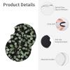 YIPOCH sage Green Car Cup Coasters Rubber Car Coasters Set of 2 Car Coasters for Cup Holders 2.75"" Car Coaster with Notch Drink Coasters Car Accessories for Men Women Interior view 3