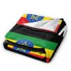 Ethiopian Flag Fleece Blanket Super Soft and All Season Warm,Winter Thermal Blanket, Blanket for Sofas 60"X50" view 2