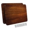 17.5inchX11.5inch Large Stainless Steel Plate for Magnets, 3M Adhesive Back, Mounting Screws, Ideal for Magnetic Shelf, Spice Holders, Colorful Magnets as a Gift. Mount Anywhere! (Timber, 2 Pack) view 1