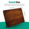17.5inchX11.5inch Large Stainless Steel Plate for Magnets, 3M Adhesive Back, Mounting Screws, Ideal for Magnetic Shelf, Spice Holders, Colorful Magnets as a Gift. Mount Anywhere! (Timber, 2 Pack) view 2