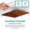 17.5inchX11.5inch Large Stainless Steel Plate for Magnets, 3M Adhesive Back, Mounting Screws, Ideal for Magnetic Shelf, Spice Holders, Colorful Magnets as a Gift. Mount Anywhere! (Timber, 2 Pack) view 3