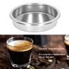 Depisuta Blind Filter, 2.3in Stainless Steel Backflush Insert Blind Filter Wear Coffee Machine Blind Filter Proof Coffee Machine Inserts Coffee Machine Accessories view 4