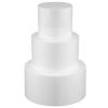 Ciieeo Foam Cake Model for Decorating 7.79X7.79X3.85 Inches Ideal for Wedding Cake Design Birthday Parties Crafts and Baking Displays view 1