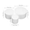 Ciieeo Foam Cake Model for Decorating 7.79X7.79X3.85 Inches Ideal for Wedding Cake Design Birthday Parties Crafts and Baking Displays view 3