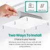 17.5inchX11.5inch Large Stainless Steel Plate for Magnets, 3M Adhesive Back, Mounting Screws, Ideal for Magnetic Shelf, Spice Holders, Colorful Magnets as a Gift. Mount Anywhere! (White, 2 Pack) view 3