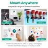 17.5inchX11.5inch Large Stainless Steel Plate for Magnets, 3M Adhesive Back, Mounting Screws, Ideal for Magnetic Shelf, Spice Holders, Colorful Magnets as a Gift. Mount Anywhere! (White, 2 Pack) view 4