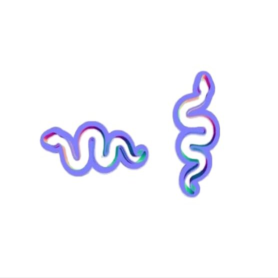 1 PCS: Serpent/Snake Cutter/Polymer Clay/Cookie Cutter (3 inches)