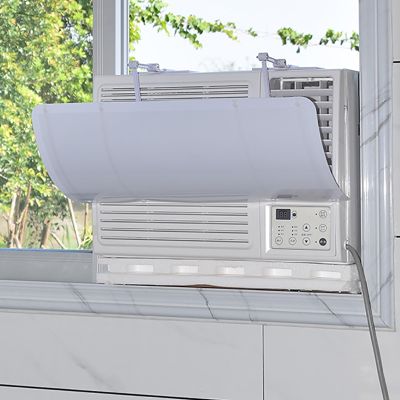 WXXSHGDW Window Air Conditioner Deflector, Air Conditioner Vent Deflector for Window Units, Anti-Condensation Prevent Direct Blowing Could be Cut Freely Available in Winter and Summer