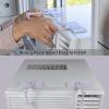 WXXSHGDW Window Air Conditioner Deflector, Air Conditioner Vent Deflector for Window Units, Anti-Condensation Prevent Direct Blowing Could be Cut Freely Available in Winter and Summer view 4