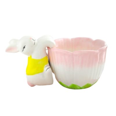 LUNCHS Bunny Ring Holder Trinket Dish Decorative Ring Dish Storage Bracelets Hair Accessories Gift for Sisters, Mom, Girlfriend Jewelry Dish (Color : RabbitA)
