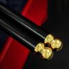 HEWOOJA Chopsticks reusable, Reusable Chopsticks, Chopsticks disposable lightsaber chopsticks Pure Silver Chopsticks Gift Box Set, Reusable Chopsticks ( Color : B ) view 3