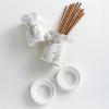 GLigeT Utensil Caddy Ceramic Utensil Holder for Kitchen Countertop, Tableware Storage Holder Caddy Organizer, Household Cooking Utensil Holder with Drainer and Base Utensil Holder (Color : D) view 4