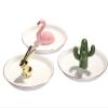 LUNCHS Cactus Ring Holder Trinket Dish Decorative Ring Dish for Wedding Gifts, Birthday Gifts Store Bracelets, Rings and Other Jewelry Jewelry Dish(Size:Flamingo) view 3