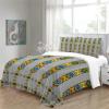 KQZVCU Gray Luxury Ethiopian Eritrean Polyester Double Bedding Sets Single Duvet Cover Set and 2 Pillow Cover Bedroom Decor 155x200cm /50x75cmx2 view 1