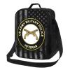United States Army Veteran Military Police Veteran Lunch Box with Side Pocket Leakproof Portable Lunch Bags for Office Beach Work view 1