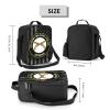 United States Army Veteran Military Police Veteran Lunch Box with Side Pocket Leakproof Portable Lunch Bags for Office Beach Work view 3