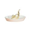 LUNCHS Cactus Ring Holder Trinket Dish Ceramics Ring Dish Wedding Anniversary Christmas Birthday Gift Storage Earrings, Rings, Bracelets Jewelry Dish(Color:Cat) view 1
