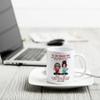 Customized To My Daughter Son Coffee Mug The Only Thing Better Than Being Your Mother Mug Custom Gifts For Dad Granpa Mama Mother Mom Grandma From Daughter Son on Mother's Day Father's Day (6) view 3