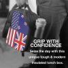 America New Zealand Friendship Flag Lunch Box with Side Pocket Leakproof Portable Lunch Bags for Office Beach Work view 2