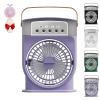 XLATD Polarlux Air Cooler,Polarlux Ice Fan,Polarlux Air Conditioner,Polarlux Portable Cooling Fan,Rechargeable Portable Mini Misting Fan Hat Blow Cold Air with 3 Wind Speeds (Purple,Plug in Model) view 1