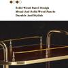Bar Serving Cart for Hotel Luxury Restaurant, Drinks Trolley On Wheels Fully Assembled, Liquor Trolley | Serving Trolley For 5 Star Hotel And Club Bar Cart Drinks Serving Tea Trolley ( Color : Gold ) view 4