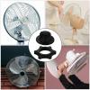 OSALADI 1 Set Fan Nut Cover Fan Parts Nut Replacement Floor Cover Replacement Part Accessories Black view 3