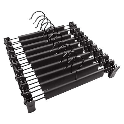 UUNVTOSU Clothes Hangers Premium Clothes Hanging Hooks Set Strong Adjustable Clip Polished Swivel Black Hangers Household Hangers Wooden Coat Hangers/Metal Hanger/Plastic Hanger Racks