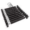 UUNVTOSU Clothes Hangers Premium Clothes Hanging Hooks Set Strong Adjustable Clip Polished Swivel Black Hangers Household Hangers Wooden Coat Hangers/Metal Hanger/Plastic Hanger Racks view 1