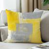 Alricc Grey and Yellow 20X20 Pillow Covers Set of 2, Abstract Art Painting Aesthetic Square Accent Decorative Throw Pillow Covers, Soft Throw Pillows for Couch Sofa Bedroom view 3