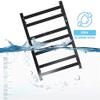 JUVELIO Bathroom Wall Heater Wall Mounted Electric Towel Rack, Hot Towel Warmer for Bath, Heated Drying Rack Matte Black, with Switch, The Best Choice for Your Bathroom Decoration,Hardwire Feito na view 3