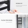 JUVELIO Bathroom Wall Heater Wall Mounted Electric Towel Rack, Hot Towel Warmer for Bath, Heated Drying Rack Matte Black, with Switch, The Best Choice for Your Bathroom Decoration,Hardwire Feito na view 4