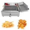XARONF Electric Deep Fryer with Basket Stainless Steel 20 Liters Oil Fryer, Frying Timer & Light Indicator with Lid & Copper Draining Faucet, Kitchen, Fast Food, Restaurant (Color : Style3) view 1