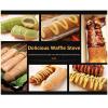 LPLYAA Commercial Waffle Maker Strange Shape Waffle Iron Commerical Grade Non-Stick Waffle Stick Maker Electric Chaffle Maker Stainless Steel for Restaurant Party Food Cart Snack Bar (Color : Style2) view 3