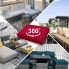 NNSMUN Outdoor Chair Cushions Cover Set of 2/4/6, Thick 10cm, Patio Chair Cushions Cover for Outdoor Furniture Waterproof with Zipper, No Cushion Included (Red,33x65cm(2PCS)) view 2