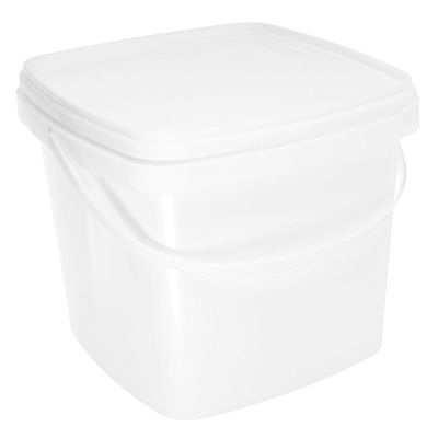 Plastic Bucket with Lid and Handle 1l PP for Dorm Gardening
