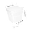 Plastic Bucket with Lid and Handle 1l PP for Dorm Gardening view 2
