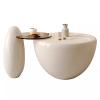 Coffee Table, Modern Round Coffe Table, Small Apartment Creative Cat Claw Cofee Table, Unique Interior Center Coffee Tables, Suitable for Small Spaces view 1