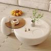 Coffee Table, Modern Round Coffe Table, Small Apartment Creative Cat Claw Cofee Table, Unique Interior Center Coffee Tables, Suitable for Small Spaces view 2