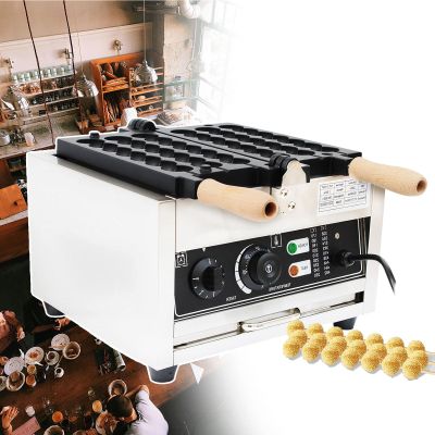 Non-Stick Waffle Iron, Stainless Steel Waffle Maker, With Temperature Control Knob And Timing Button, Adjustable Temperature In 50-300, Time Adjustable From 1-5 Min, Non-Stick Coating Design