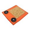 Adjustable Bamboo & PU Leather Fan Seating Cushion with Wind Power Adjustment, Perfect for Office, Driving, and Study view 2