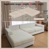 QIANMEW Couch Cushion Covers, Comfort Soft Magic Sofa Covers Washable Stretch Resistant Slipcovers for Sectional and L Shaped Seats Furniture Protectors for Pets (2 Seaters+1 Chaise, Ivory) view 2