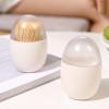 Toothpick Holder, Toothpick Dispenser Toothpick Storage Box White Magnetic Toothpick Holder Unique Home Design Decoration for Kitchen view 4