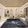QZLFCAI Fierce Wolf Gaze Area Rug - Bedroom, Living Room, Playroom - 36 * 24 inches, Grey, Modern Art Animal Print Pattern, Soft, Comfortable view 4